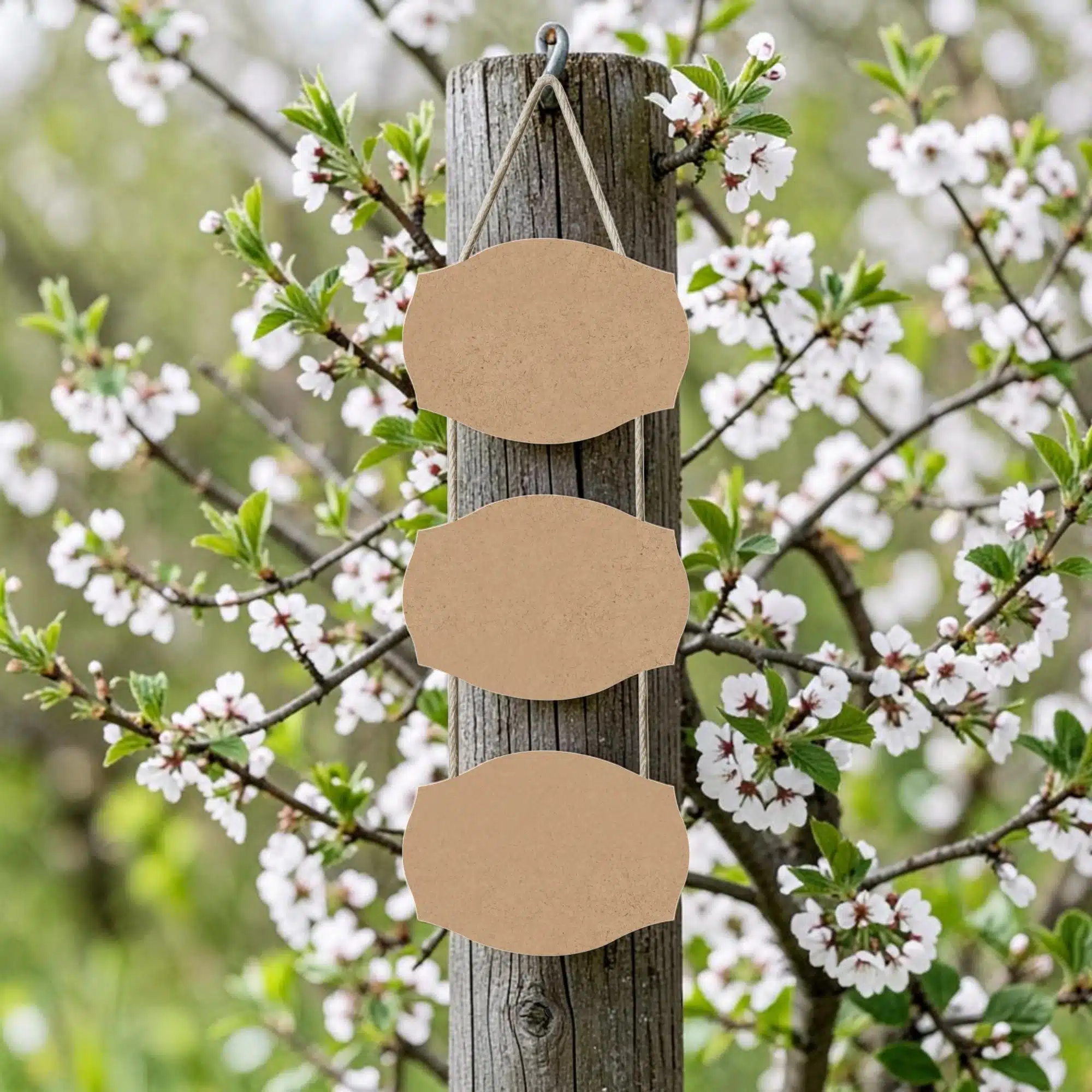 İpli Pano: 3 Bölmeli Dekoratif Boyanabilir Duvar Süsü 4 İpli Pano: 3 Bölmeli Dekoratif Boyanabilir Duvar Süsü