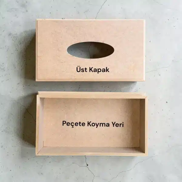 Dikdörtgen Ahşap Peçetelik Kutusu: Yaşam Alanlarınızda Sade Ve Şık Dokunuş