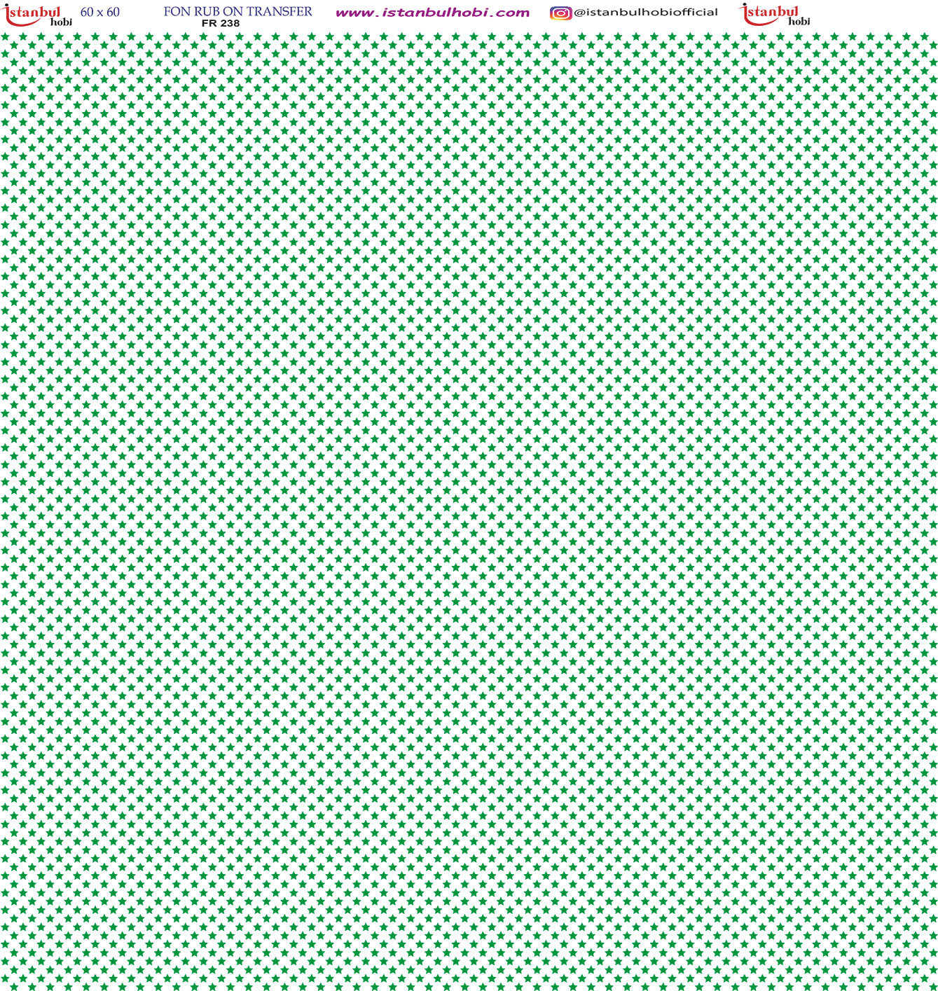 FR20238.jpg Fon Rub On Transfer Kağıdı: Dekoratif Süsleme Kağıdı - Fr238 | 60X60 Cm - Görsel 1