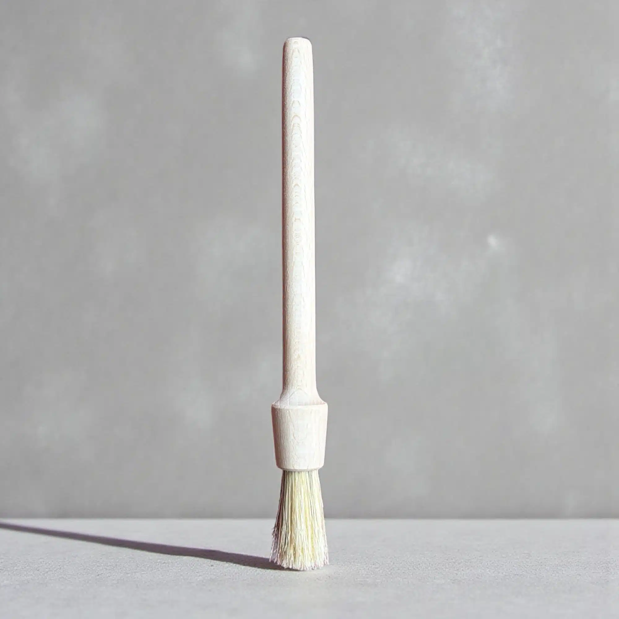 Ahşap Saplı Doğal Kıl Eskitme ve Stencil Fırçası