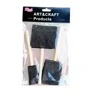 Rich Hobby Sünger 3'lü Vernik Fırça Seti: İz Bırakmayan Pürüzsüz Bitiş