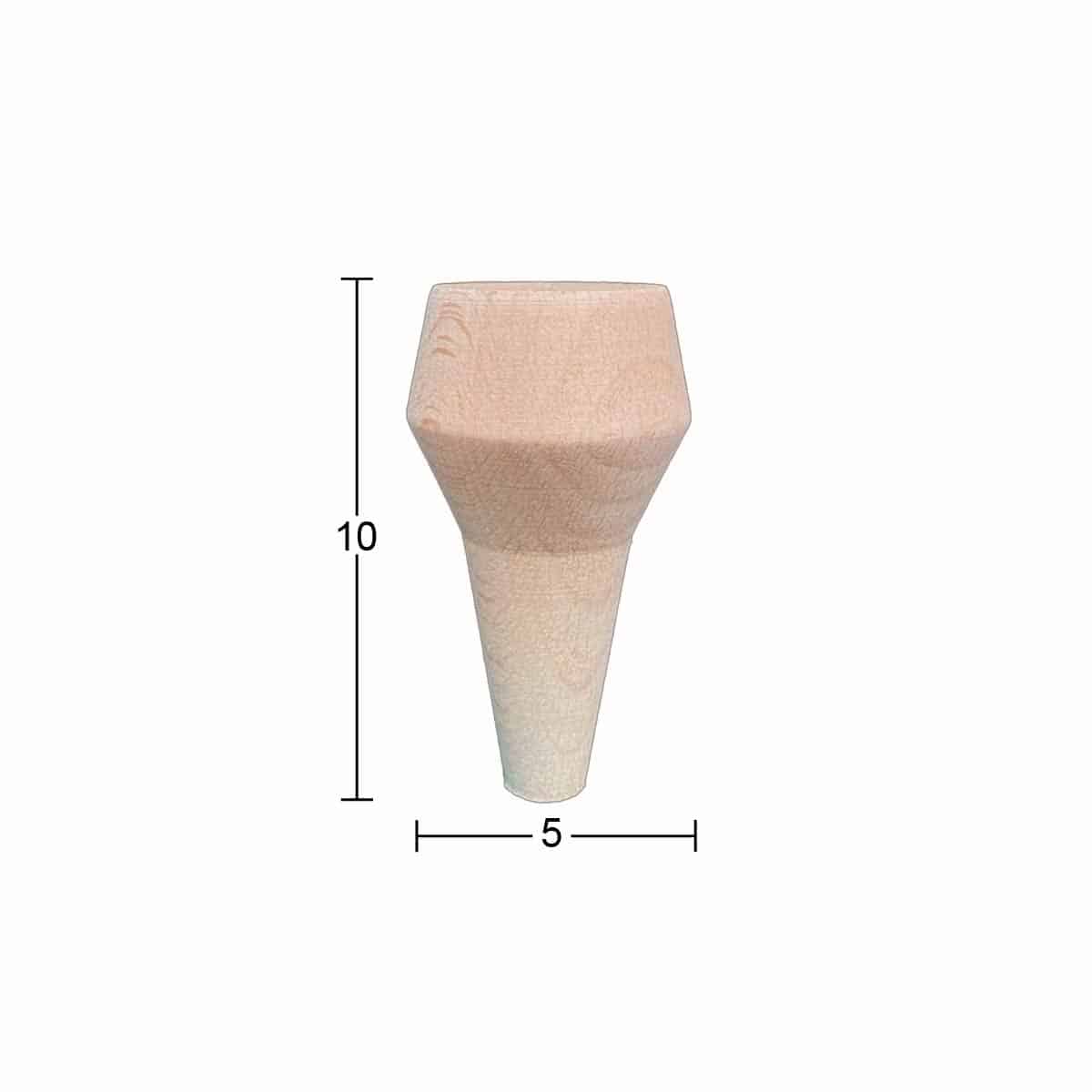 FT2044.jpg Ft44 Torna Ayak ( 10 Cm ) - Görsel 1