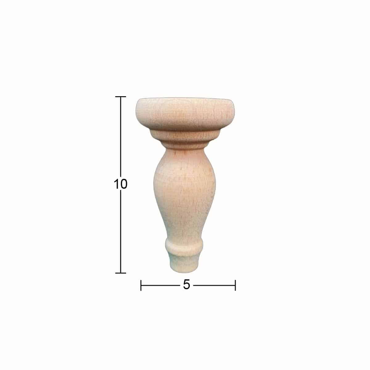 FT2045.jpg Ft45 Torna Ayak ( 10 Cm ) - Görsel 1
