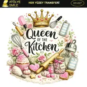 Ütü ile Rub On Transfer Kağıdı: Dekoratif Süsleme Kağıdı-HY027-AS