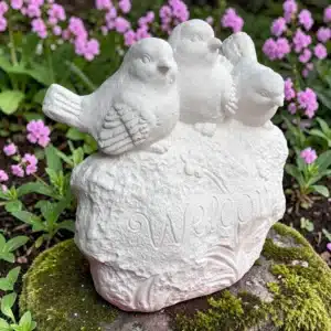 Üçlü Kuş Figürlü “Welcome” Yazılı Dekoratif Obje: Dekoratif Ev Hediyesi 9 Üçlü Kuş Figürlü “Welcome” Yazılı Dekoratif Obje: Dekoratif Ev Hediyesi