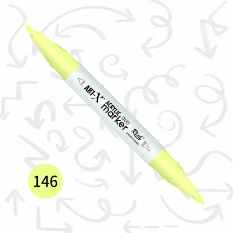 ART-X Acrylic Marker DUO 146: Çift Uçlu Akrilik Markör Kalem