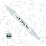 ART-X Acrylic Marker Duo 130: Çift Uçlu Akrilik Markör Kalem-Gri