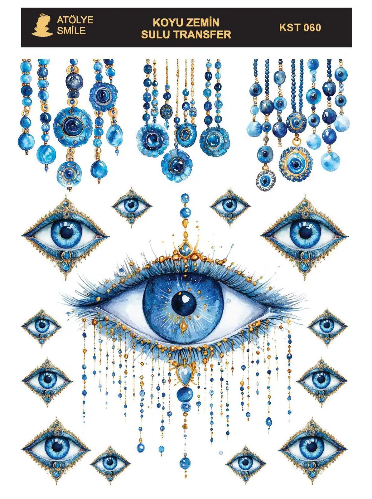 KST060-AS | Koyu Zemin Sulu Transfer Kağıdı (25x35 cm) 1 KST060-AS | Koyu Zemin Sulu Transfer (25x35 cm)