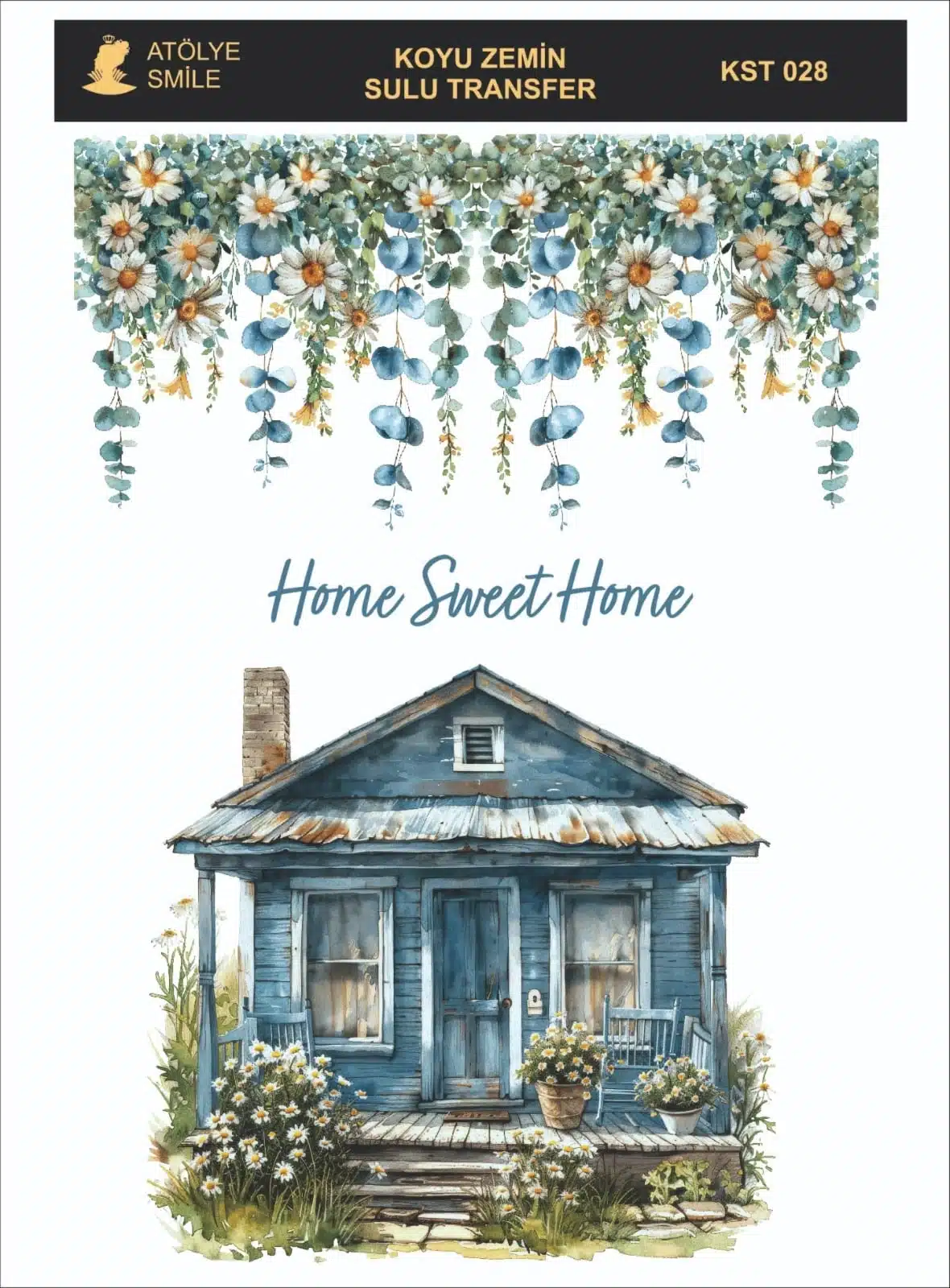 KST028-AS | Koyu Zemin Sulu Transfer Kağıdı (25x35 cm) 1 KST028-AS | Koyu Zemin Sulu Transfer Kağıdı (25x35 cm)