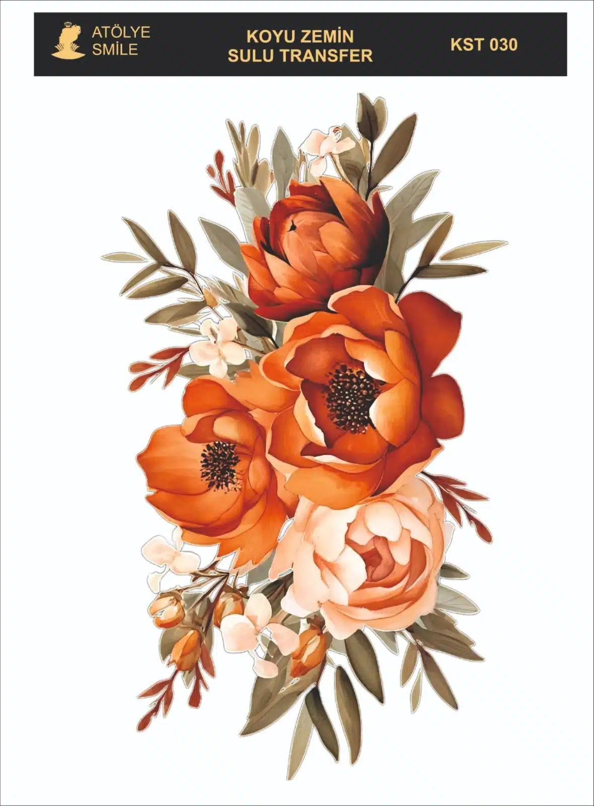 KST030-AS | Koyu Zemin Sulu Transfer Kağıdı (25x35 cm) 1 KST030-AS | Koyu Zemin Sulu Transfer Kağıdı (25x35 cm)