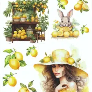 KST039-AS | Koyu Zemin Sulu Transfer Kağıdı (25x35 cm)