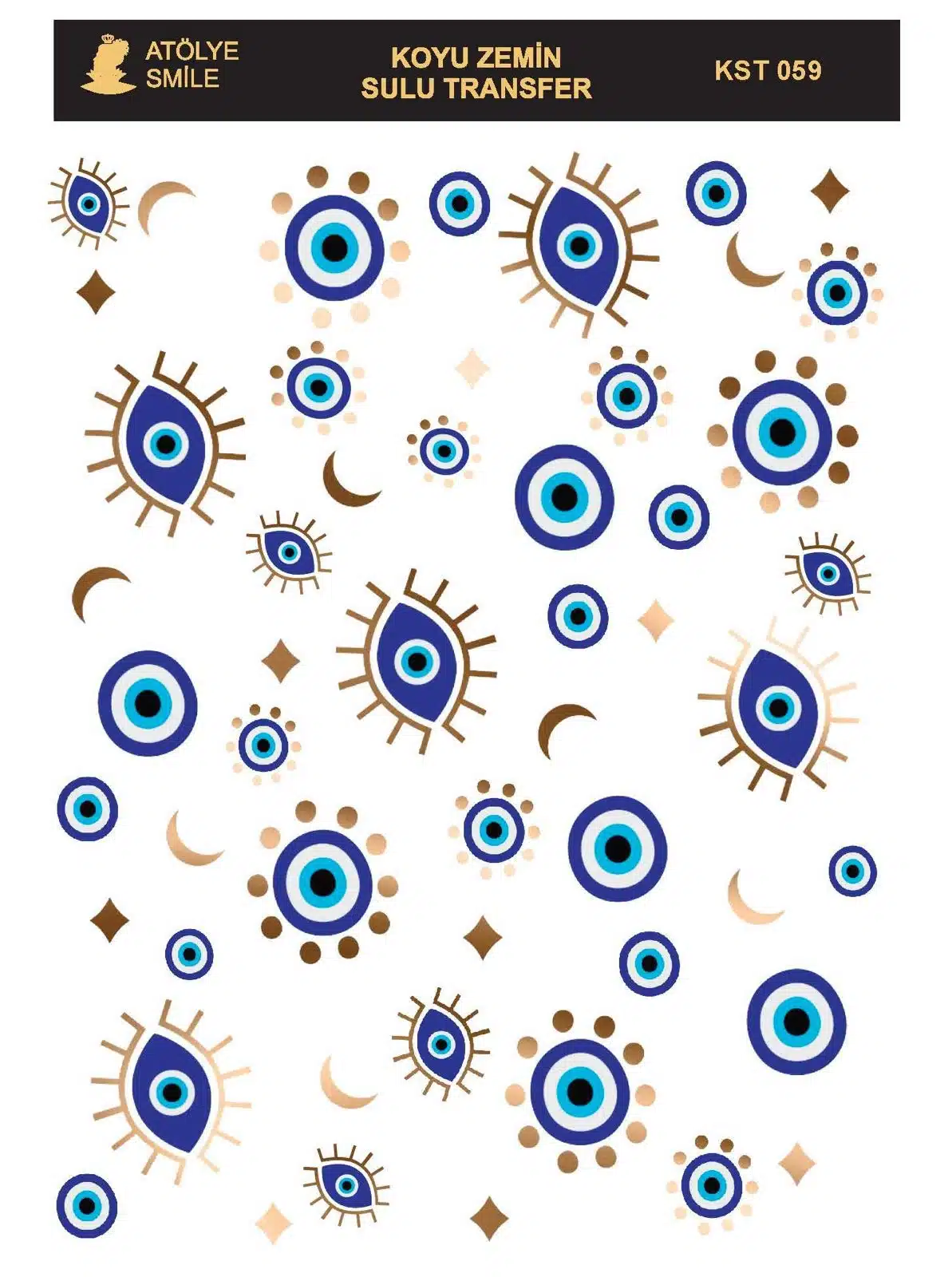 KST059-AS | Koyu Zemin Sulu Transfer Kağıdı (25x35 cm) 1 KST059-AS | Koyu Zemin Sulu Transfer Kağıdı (25x35 cm)