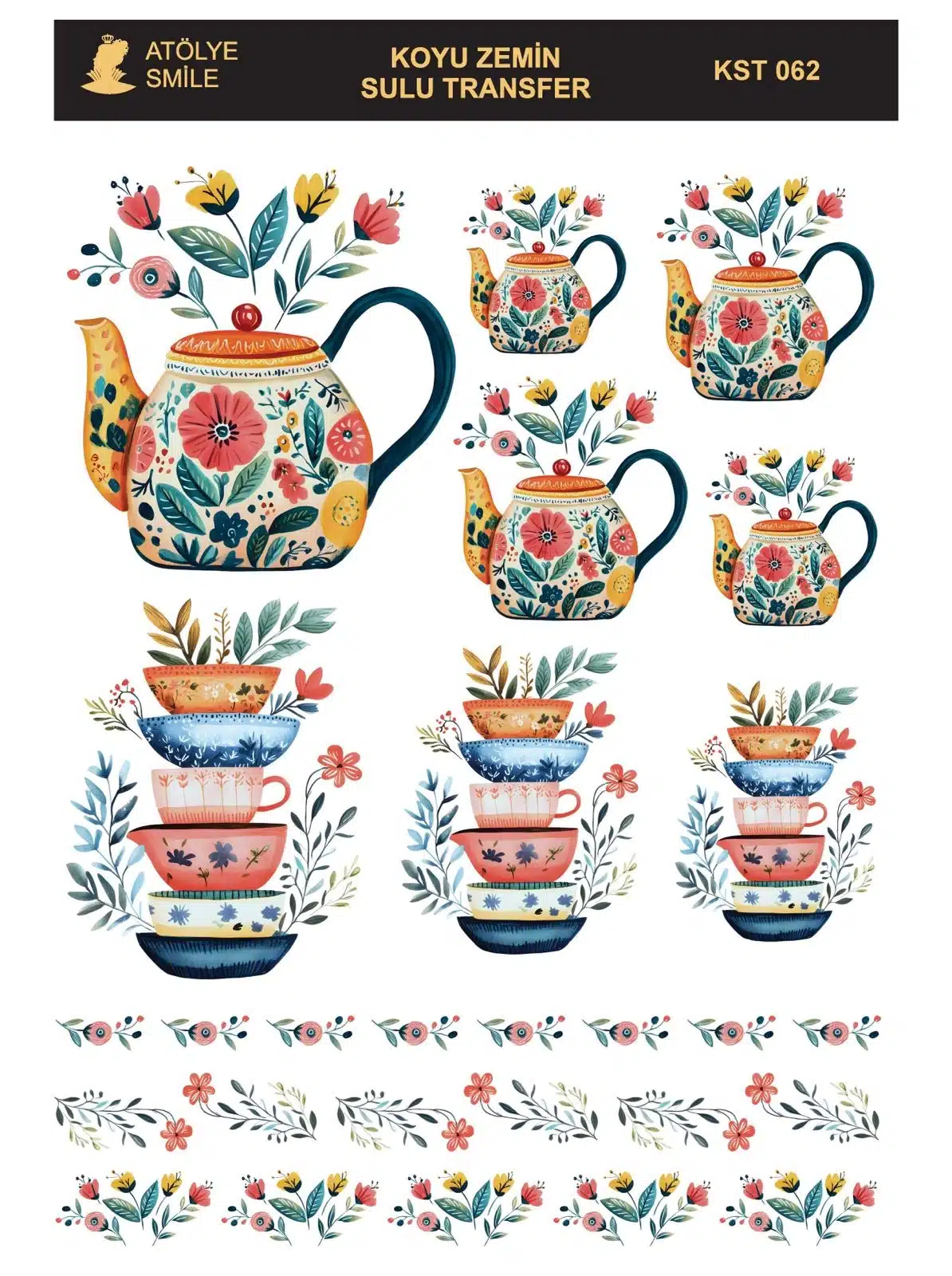 KST062-AS | Koyu Zemin Sulu Transfer Kağıdı (25x35 cm) 1 KST062-AS | Koyu Zemin Sulu Transfer Kağıdı (25x35 cm)