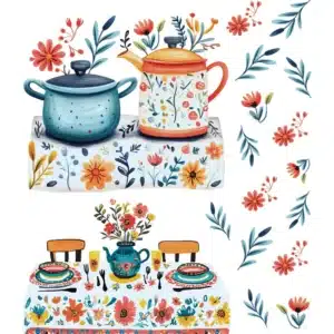 KST063-AS | Koyu Zemin Sulu Transfer Kağıdı (25x35 cm)