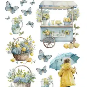 KST065-AS | Koyu Zemin Sulu Transfer Kağıdı (25x35 cm)