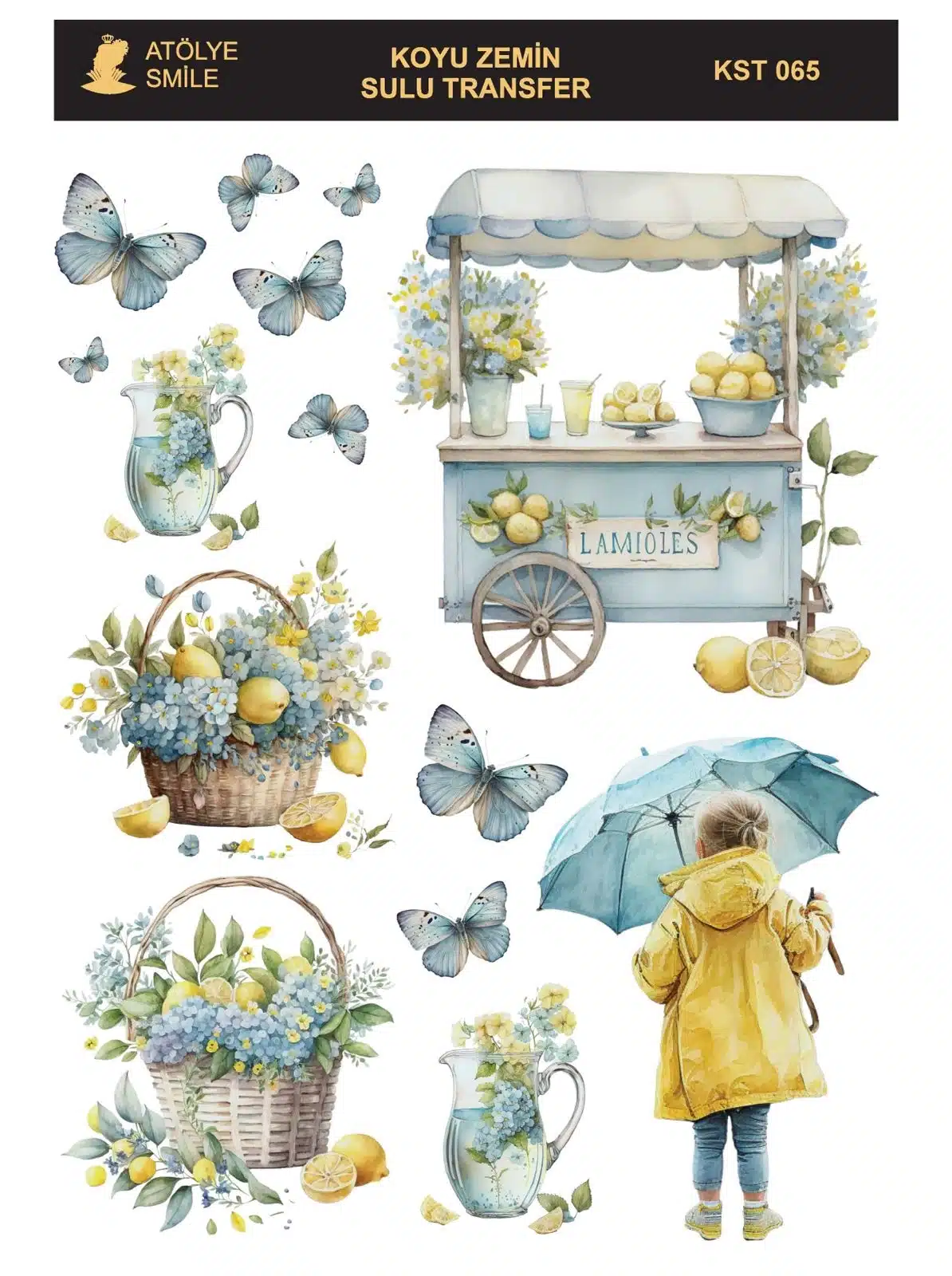 KST065-AS | Koyu Zemin Sulu Transfer Kağıdı (25x35 cm) 1 KST065-AS | Koyu Zemin Sulu Transfer Kağıdı (25x35 cm)