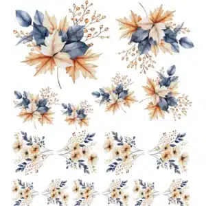 KST066-AS | Koyu Zemin Sulu Transfer Kağıdı (25x35 cm)