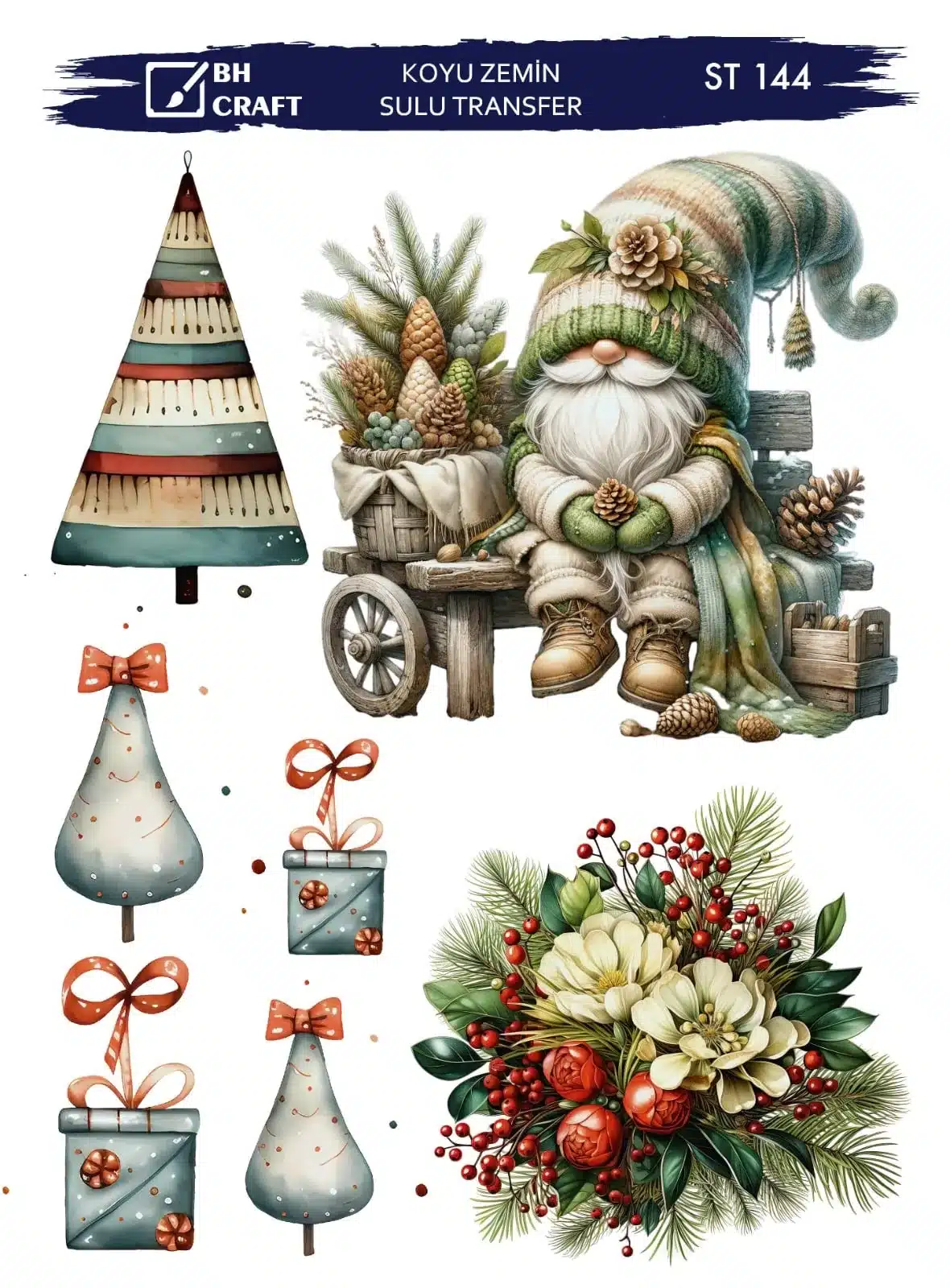 KST144-BH | Koyu Zemin Sulu Transfer Kağıdı (25x35 cm) 1 KST144-BH | Koyu Zemin Sulu Transfer Kağıdı (25x35 cm)