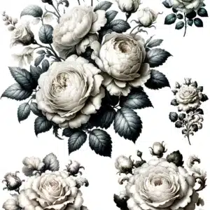 KST158 | Koyu Zemin Sulu Transfer Kağıdı-25x35 cm