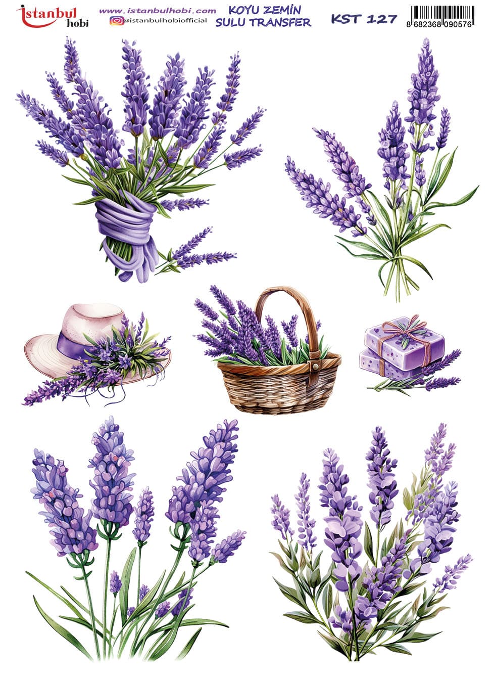 KST127 | Sulu Transfer Kağıdı-25x35 cm 1 Kst127 | Sulu Transfer Kağıdı-25X35 Cm