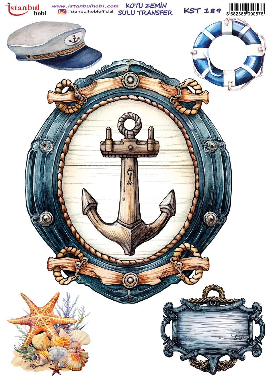 KST189 | Sulu Transfer Kağıdı-25x35 cm 1 Kst189 | Sulu Transfer Kağıdı-25X35 Cm