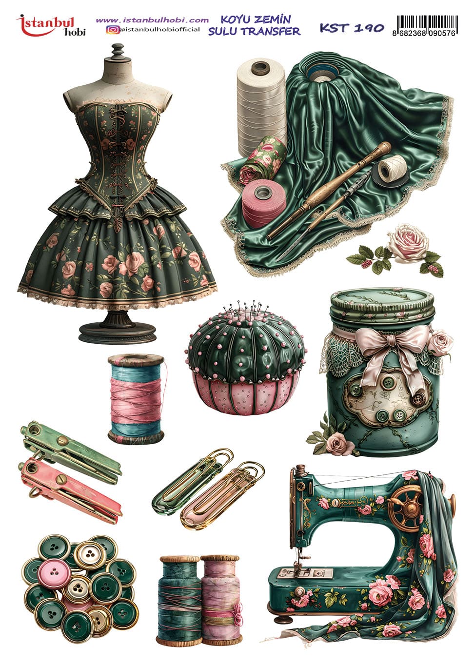 KST190 | Sulu Transfer Kağıdı-25x35 cm 1 Kst190 | Sulu Transfer Kağıdı-25X35 Cm