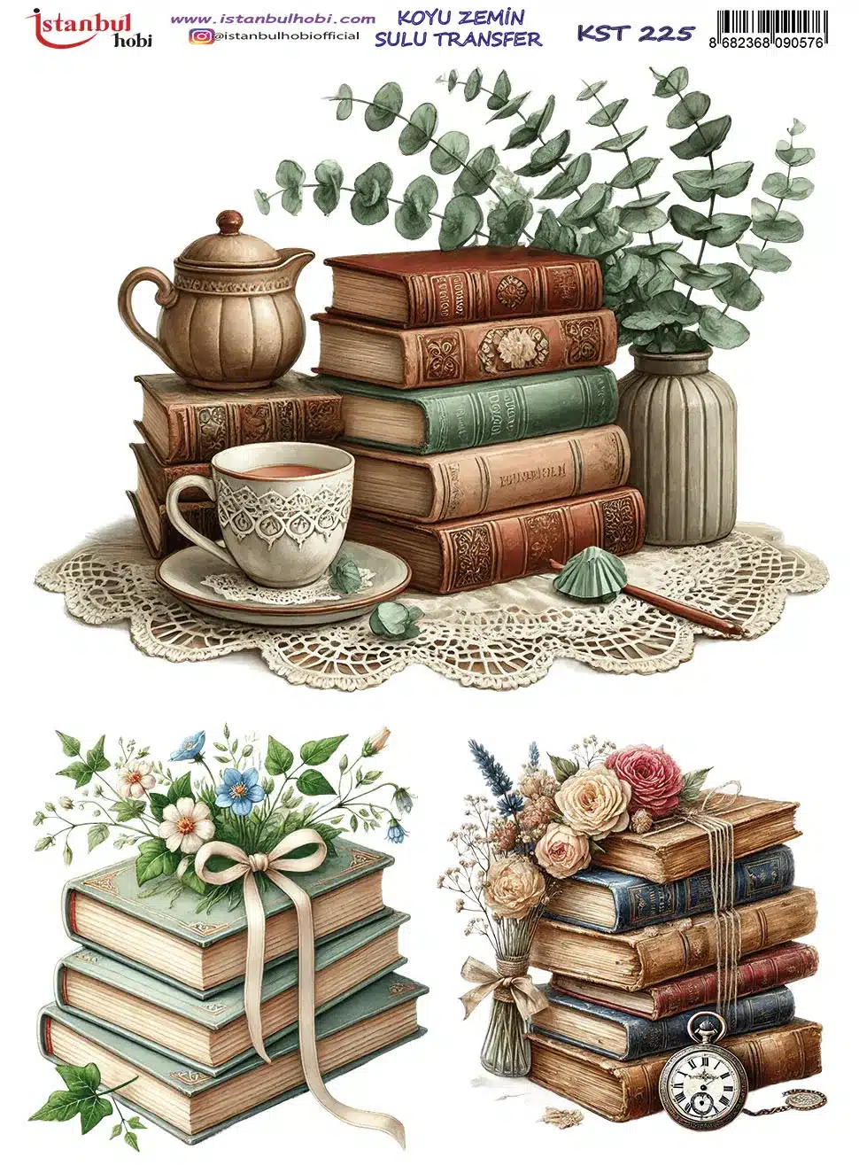 KST225 | Koyu Zemin Sulu Transfer Kağıdı (25x35 cm) 1 KST225 | Koyu Zemin Sulu Transfer Kağıdı (25x35 cm)
