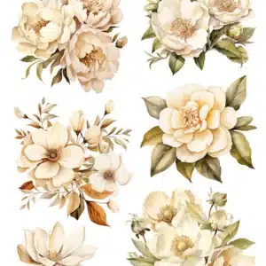 KST240 | Koyu Zemin Sulu Transfer Kağıdı-25x35 cm