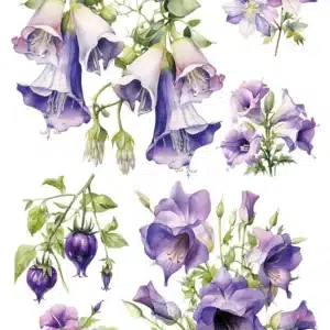 KST246 | Koyu Zemin Sulu Transfer Kağıdı (25x35 cm)