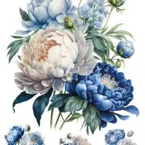 KST252 | Koyu Zemin Sulu Transfer Kağıdı-25x35 cm