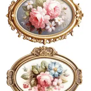 KST257 | Koyu Zemin Sulu Transfer Kağıdı-25x35 cm