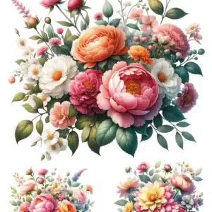 KST259 | Koyu Zemin Sulu Transfer Kağıdı-25x35 cm