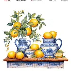 Ütü Ile Rub On Transfer Kağıdı: Dekoratif Süsleme Kağıdı - Kt165 | 20X20 Cm