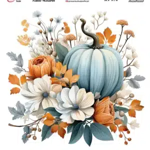 Ütü Ile Rub On Transfer Kağıdı: Dekoratif Süsleme Kağıdı - Kt174 | 20X20 Cm