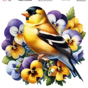 Ütü Ile Rub On Transfer Kağıdı: Dekoratif Süsleme Kağıdı - Kt196 | 20X20 Cm