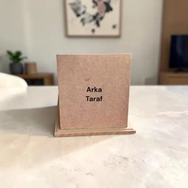 4 Bölmeli Çamsan Mdf Ahşap Kumandalık