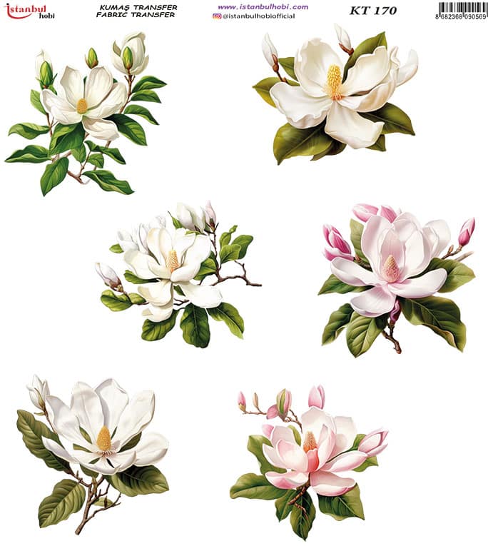 Ütü ile Rub On Transfer Kağıdı: Dekoratif Süsleme Kağıdı - KT170 | 20x20 cm 1 Ütü Ile Rub On Transfer Kağıdı: Dekoratif Süsleme Kağıdı - Kt170 | 20X20 Cm