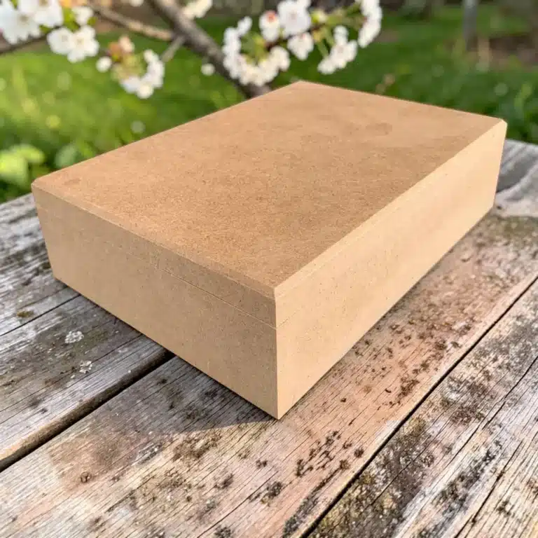 Boyanabilir Ham Mdf Ahşap Kutu Ahşap Boyama Malzemeleri Doğa Konsepti Bahar Çiçekleri