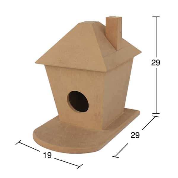 Bacalı Kuş Evi : Bahçenizi Renklendirecek Boyanabilir Tasarım 6 Bacalı Kuş Evi : Bahçenizi Renklendirecek Boyanabilir Tasarım