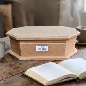 Dekoratif Sekizgen Ahşap Kutu: Şıklığı Geometride Keşfedin