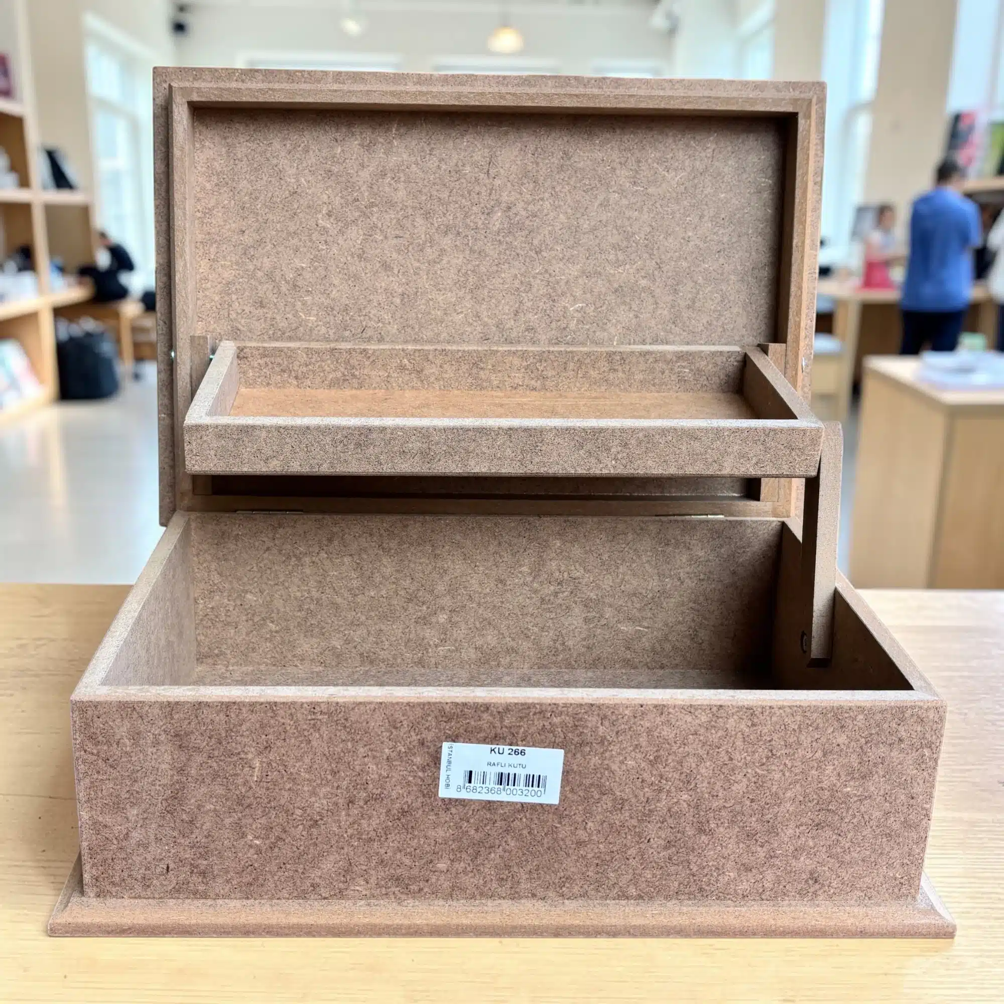 Raflı Çok Amaçlı Kutu: Dekoratif Ev ve Mutfak Dekoru