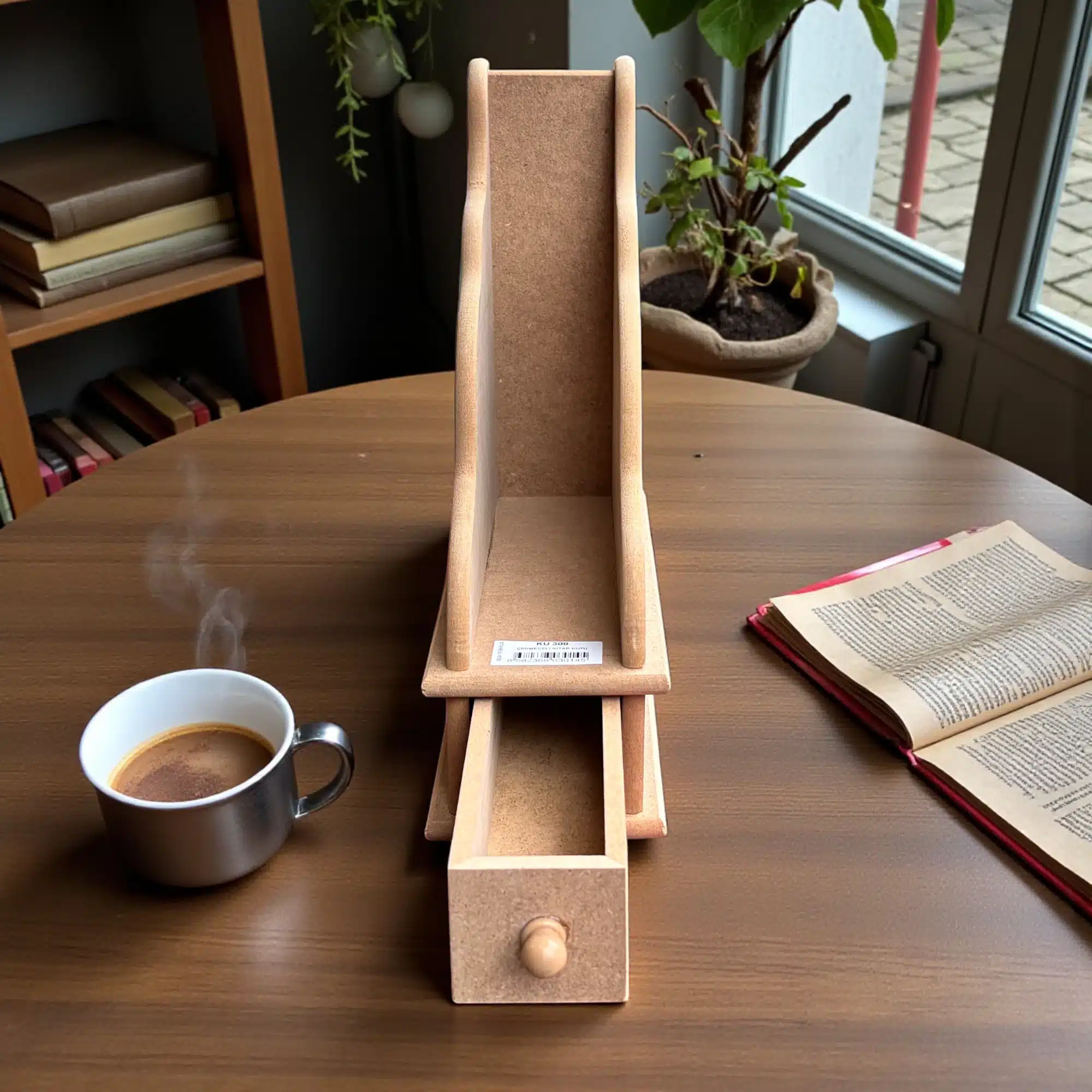 Çekmeceli Ahşap Kitap ve Düzenleyici Kutu: Çalışma Masanızın En Şık Yardımcısı 5 Çekmeceli Ahşap Kitap ve Düzenleyici Kutu: Çalışma Masanızın En Şık Yardımcısı