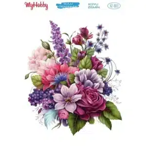 KZ003-MH | Koyu Zemin Sulu Transfer Kağıdı (25x35 cm)