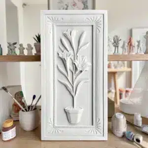 Çerçeveli Saksılı Zambak Panosu : Duvarlarınıza Botanik Bir Zarafet Getirecek Boyanabilir Tasarım 3 Çerçeveli Saksılı Zambak Panosu : Duvarlarınıza Botanik Bir Zarafet Getirecek Boyanabilir Tasarım