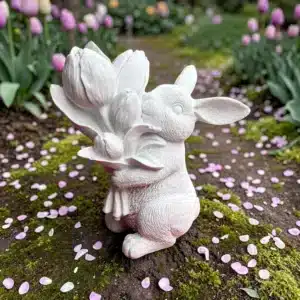 Lale Tutan Tavşan Heykeli: Dekoratif Obje