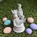 Alice Temalı Tavşan Heykeli: Dekoratif Biblo