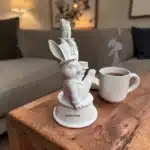 Alice Temalı Tavşan Heykeli: Dekoratif Biblo
