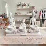Aile Figürlü Üçlü Mumluk: Evinize Sıcaklık Katan Etnik Tasarım