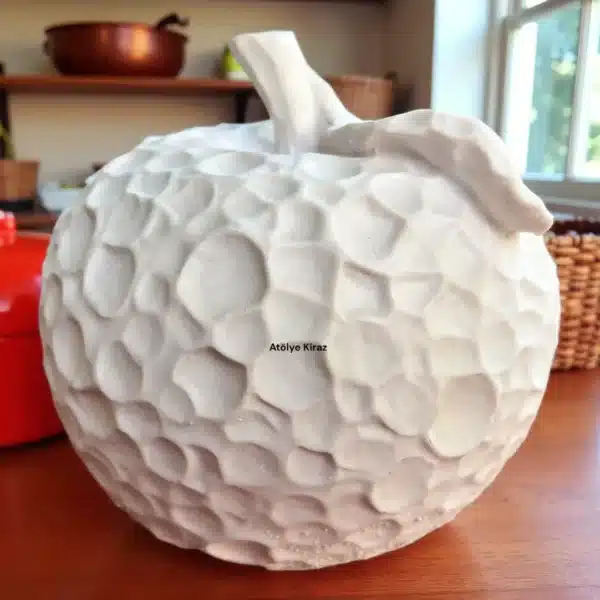Ham Polyester Petek Desenli Elma : Ev Dekoru Dekoratif Obje