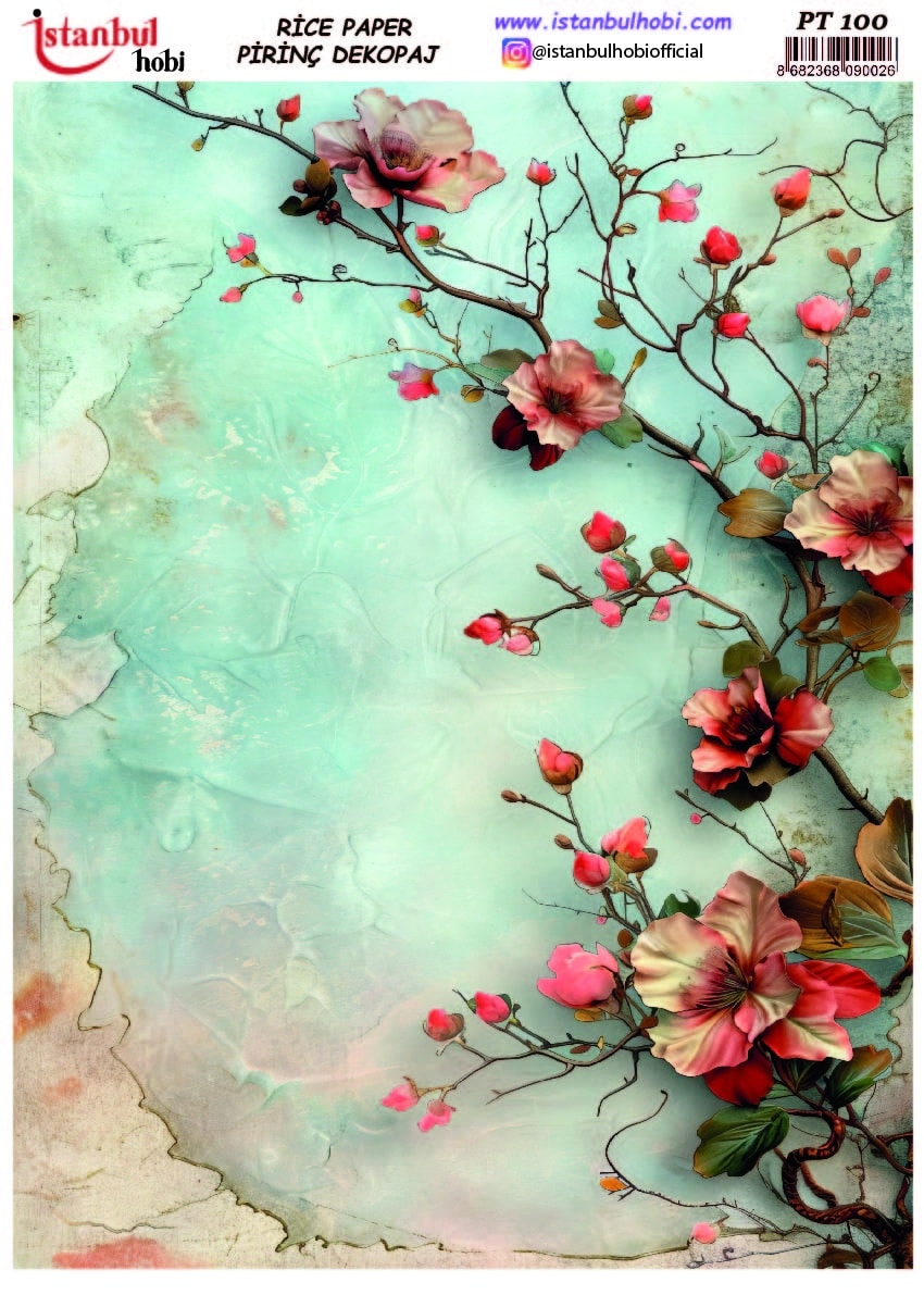 Pirinç Dekopaj Kağıdı-29x42 cm-PT100 1 Pirinç Dekopaj Kağıdı-29X42 Cm-Pt100